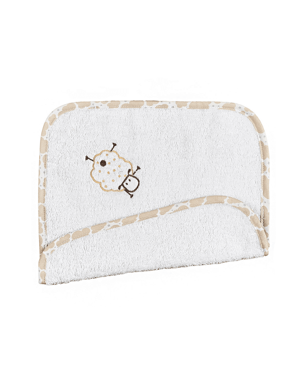 ο κόσμος του μωρού λαβέτα 30x30 cm sheep εκρού 16193