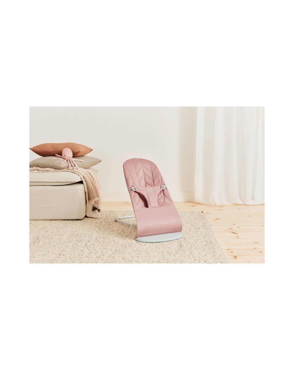 Babybjorn - ριλάξ bliss, woven, petal quilt, dusty pink - Baby Bjorn