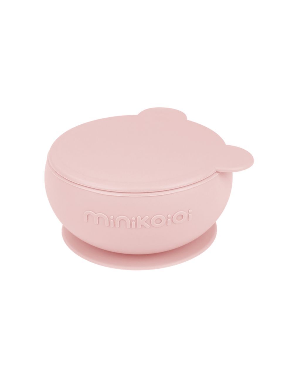 Minikoioi μπολ με καπάκι bowly 450ml pink 0907-101080002 - MinikOiOi