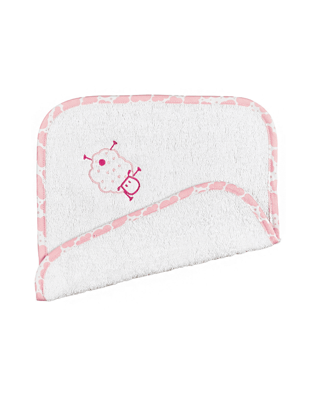 ο κόσμος του μωρού λαβέτα 30x30 cm sheep ροζ 16123