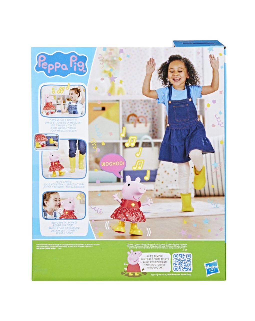 Hasbro peppa pig κούκλα peppas muddy puddles party f8873 - Peppa Pig