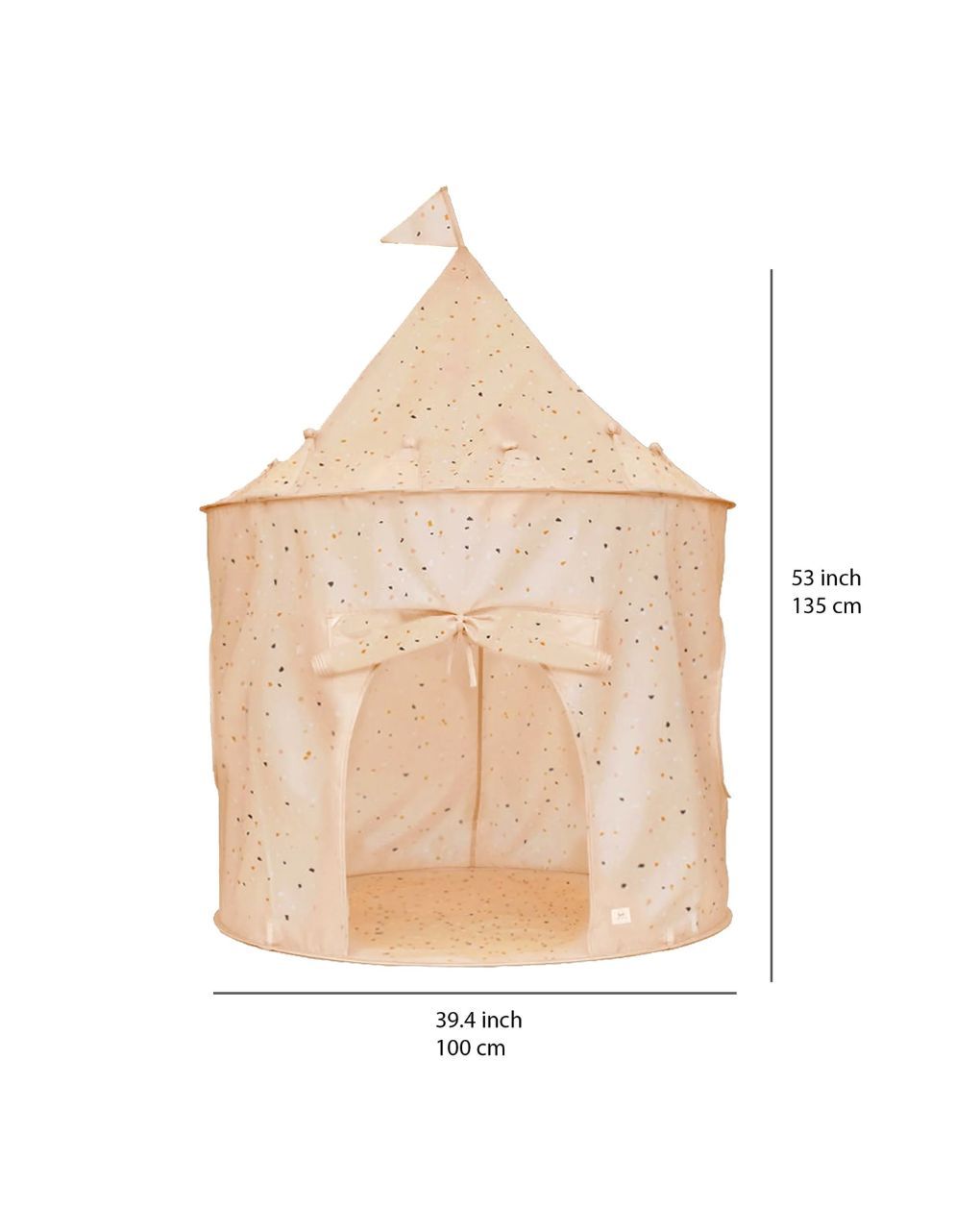 3sprouts παιδική σκηνή recycled κάστρο terrazzo clay - 3 sprouts