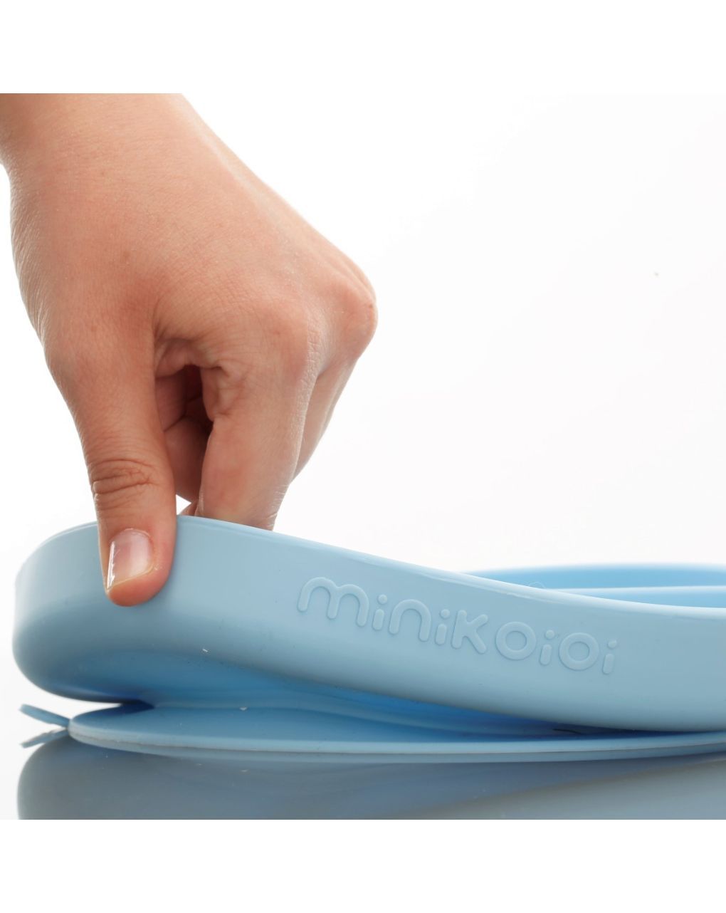 Minikoioi πιάτο με διαχωριστικά portions 6m+ blue 0907-101050003 - MinikOiOi