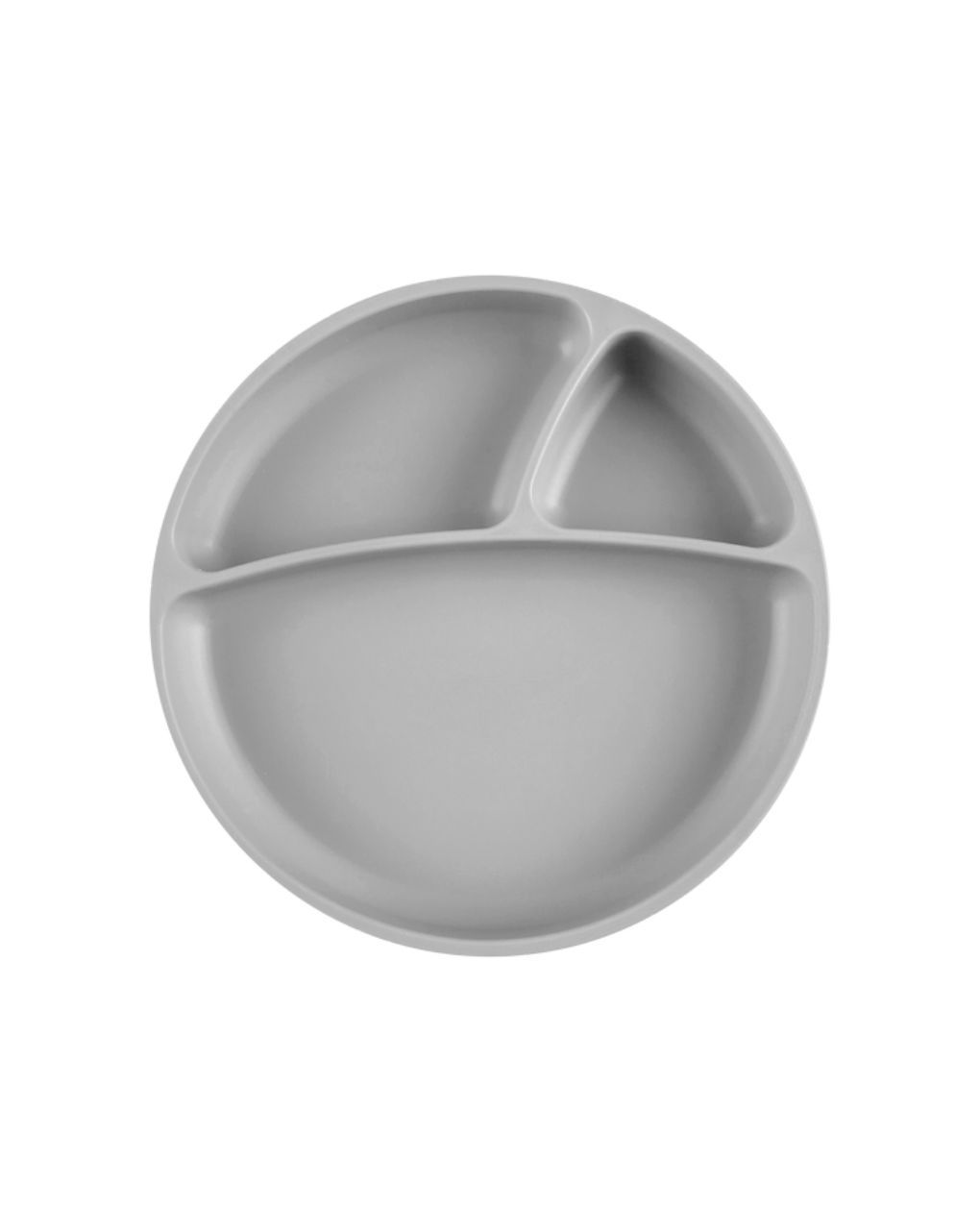 Minikoioi πιάτο με διαχωριστικά portions 6m+ grey 0907-101050004