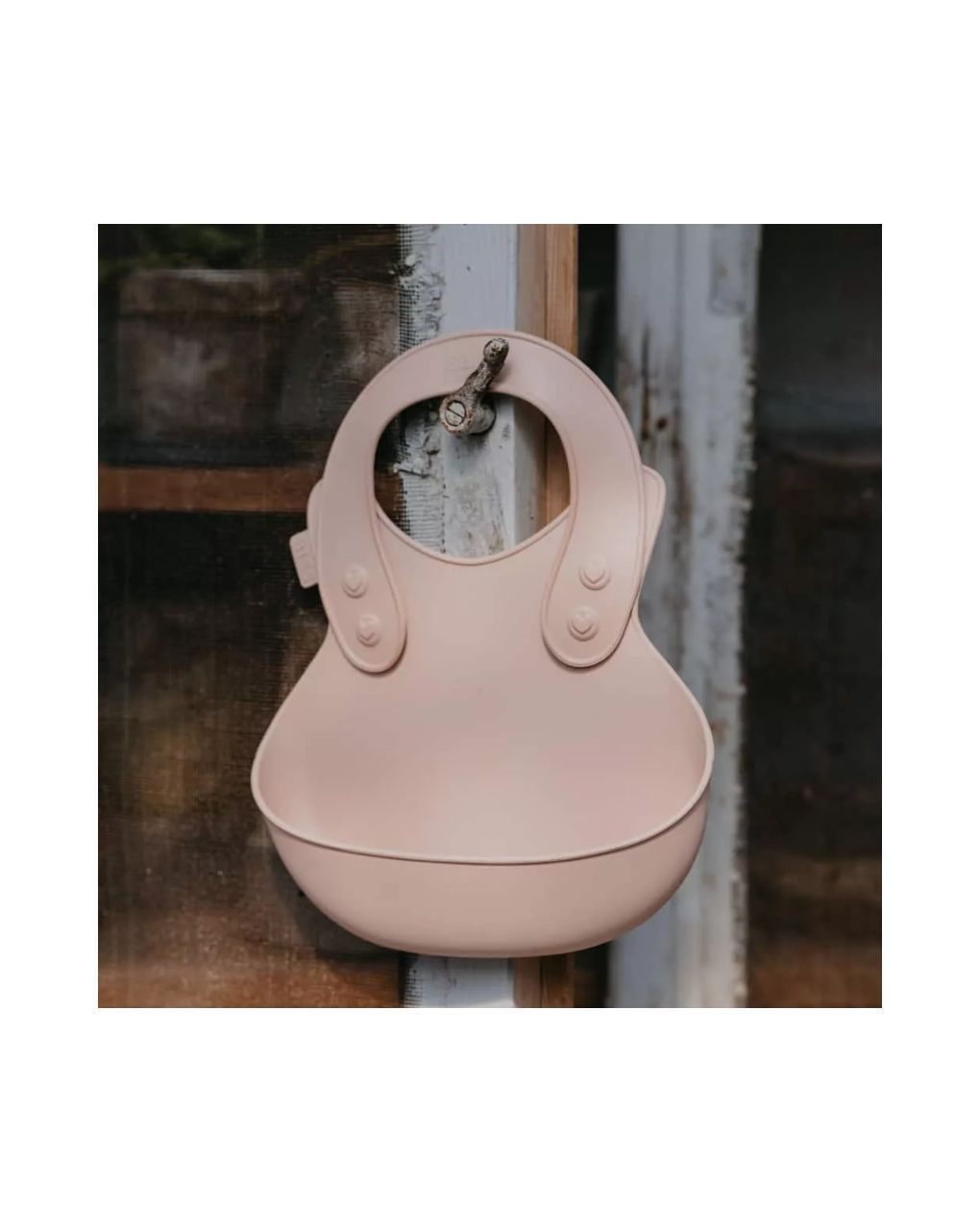 Bibs σαλιάρα overall bib - blush - BIBS