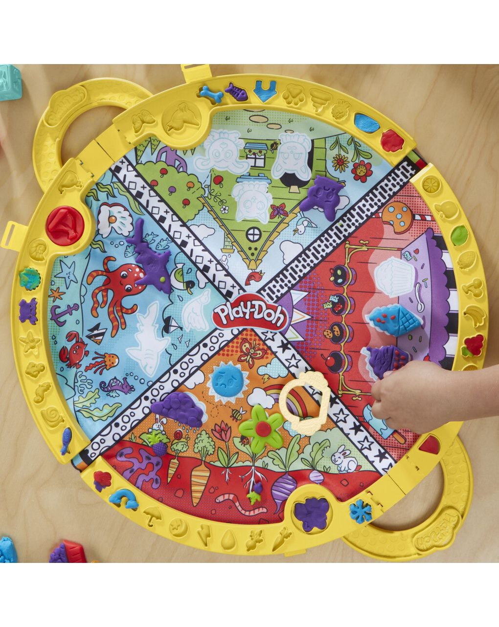 Play-doh fold n go playmat, f9143 - Play-Doh