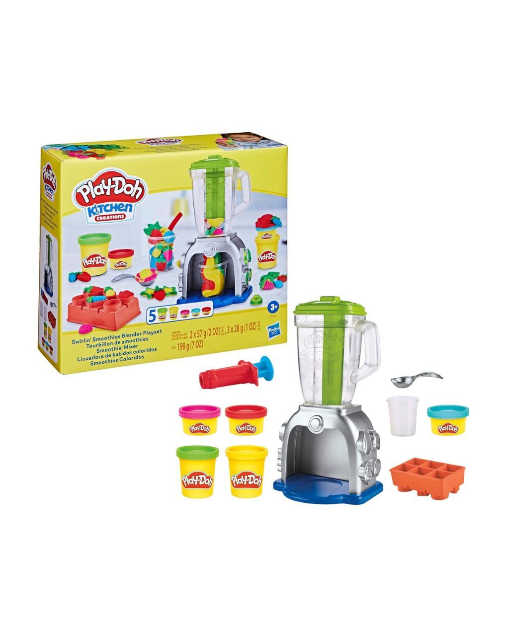 Play-doh swirlin smoothies blender playset, f9142 - Play-Doh