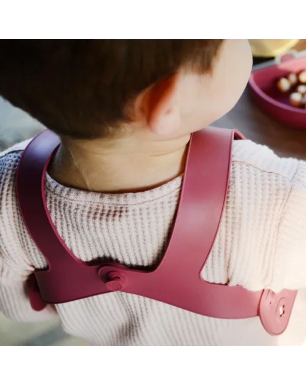 Minikoioi ελαστική σαλιάρα σιλικόνης velvet rose 0202-101020006 - MinikOiOi