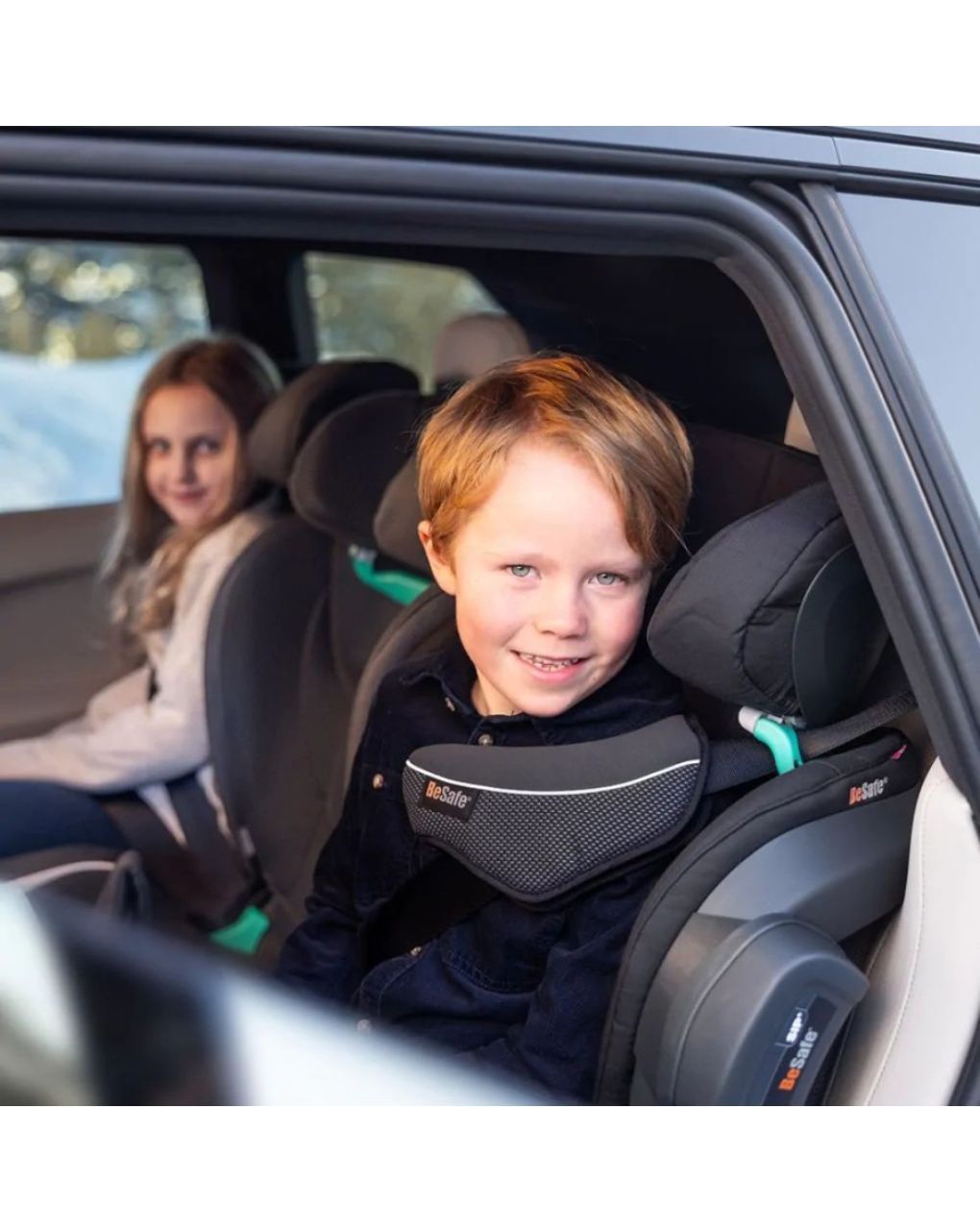 Besafe κάθισμα αυτοκινήτου flex fix 2 i-size (100-150cm) anthracite mesh 2001-11037469-anm - Be Safe
