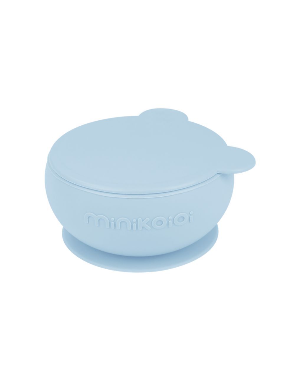 Minikoioi μπολ με καπάκι bowly 450ml blue 0907-101080003 - MinikOiOi