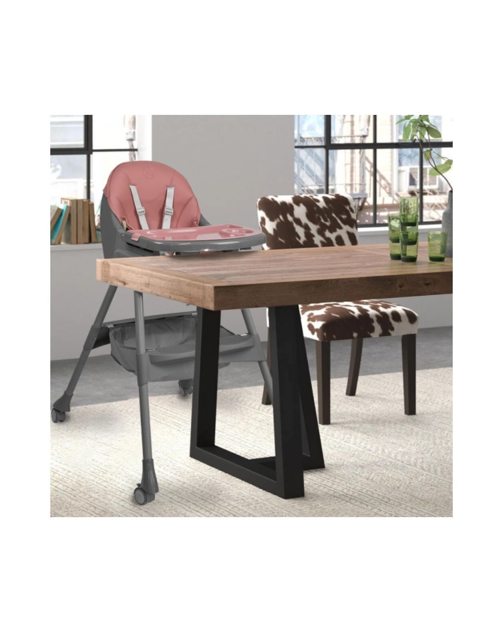 Bebe stars καρέκλα φαγητού comfy 2σε1 apple 6m+, 865-185 - Bebe Stars