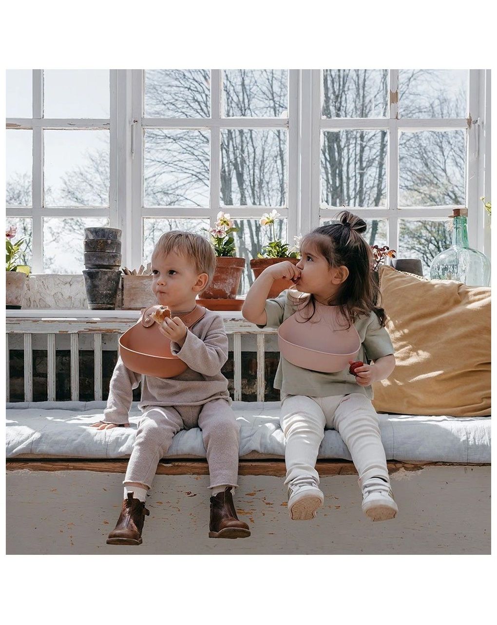 Bibs σαλιάρα overall bib – earth - BIBS