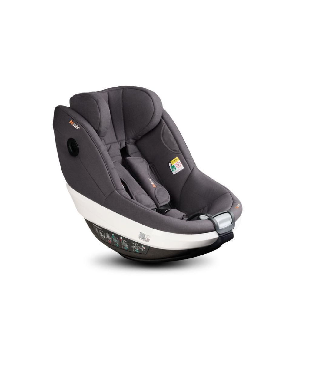 Besafe κάθισμα αυτοκινήτου beyond 360 i-size (61-125cm) dark grey melange 11036247.dgm - Be Safe
