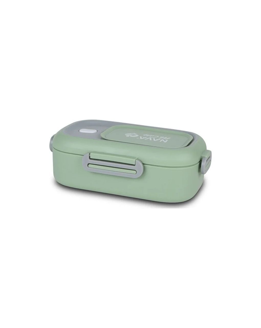 Nava δοχείο φαγητού ανοξείδωτο ορθογώνιο "we care", πράσινο 800ml