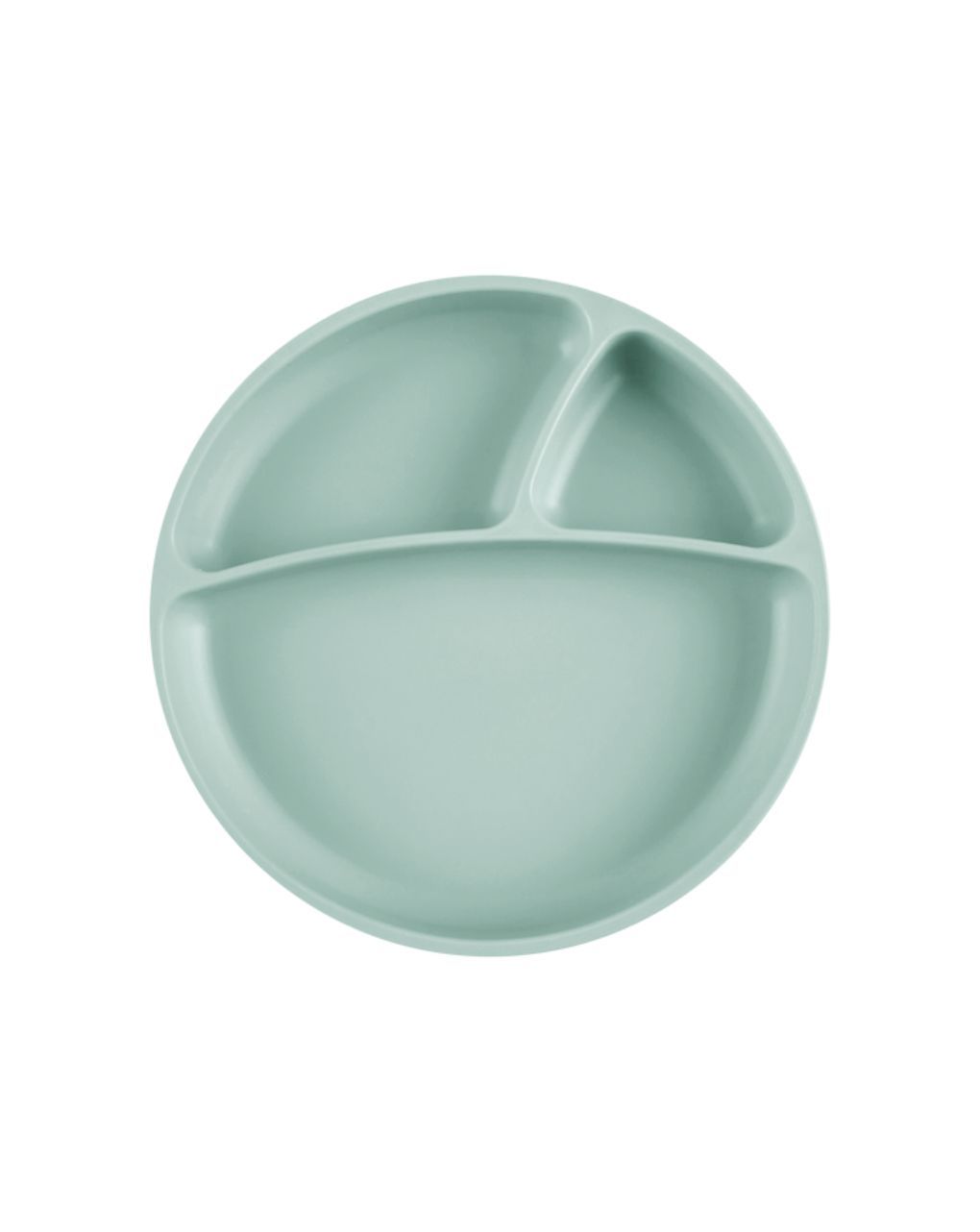 Minikoioi πιάτο με διαχωριστικά portions 6m+ river green 0907-101050007 - MinikOiOi