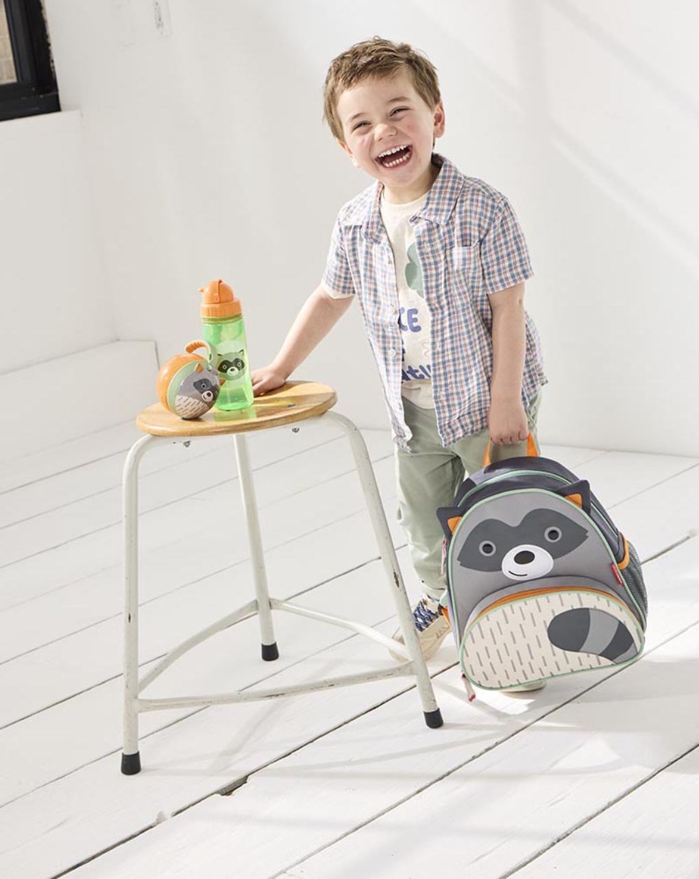 Skip hop zoo παιδική τσάντα πλάτης raccoon 29-2902001-45 - SKIP HOP