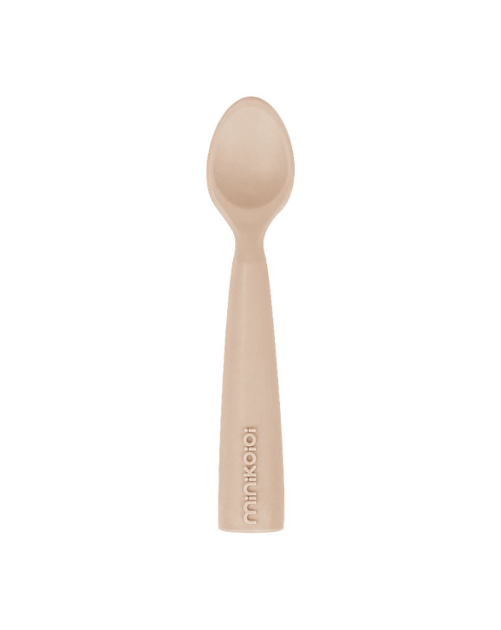 Minikoioi κουτάλι σιλικόνης scooper 6m+ bubble beige 0907-101140008