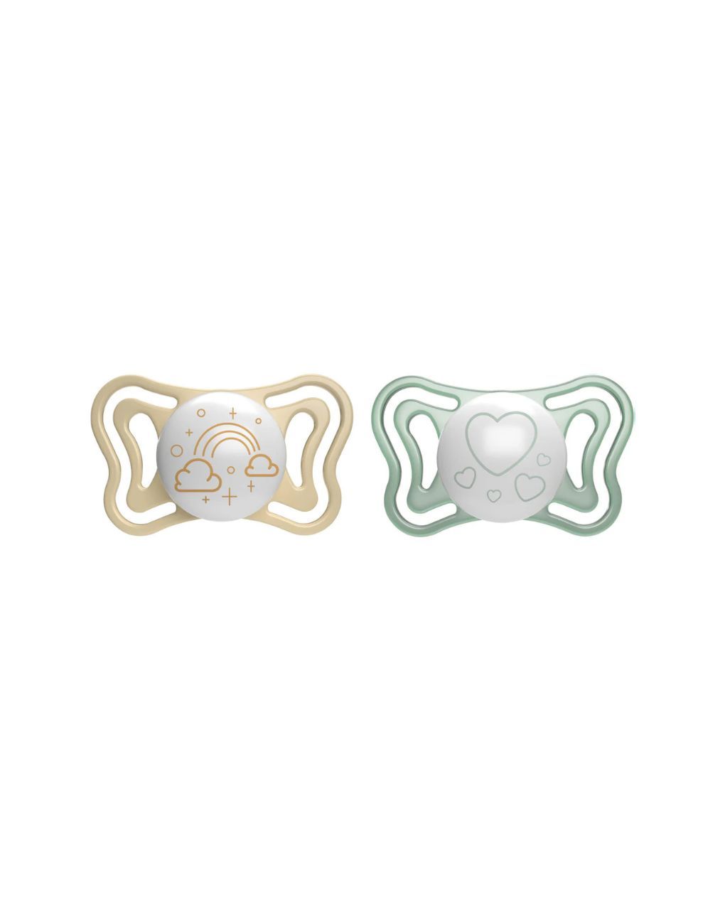 Chicco σετ πιπίλες 2 τμχ physio forma light για τη νύχτα 2-6m - Chicco