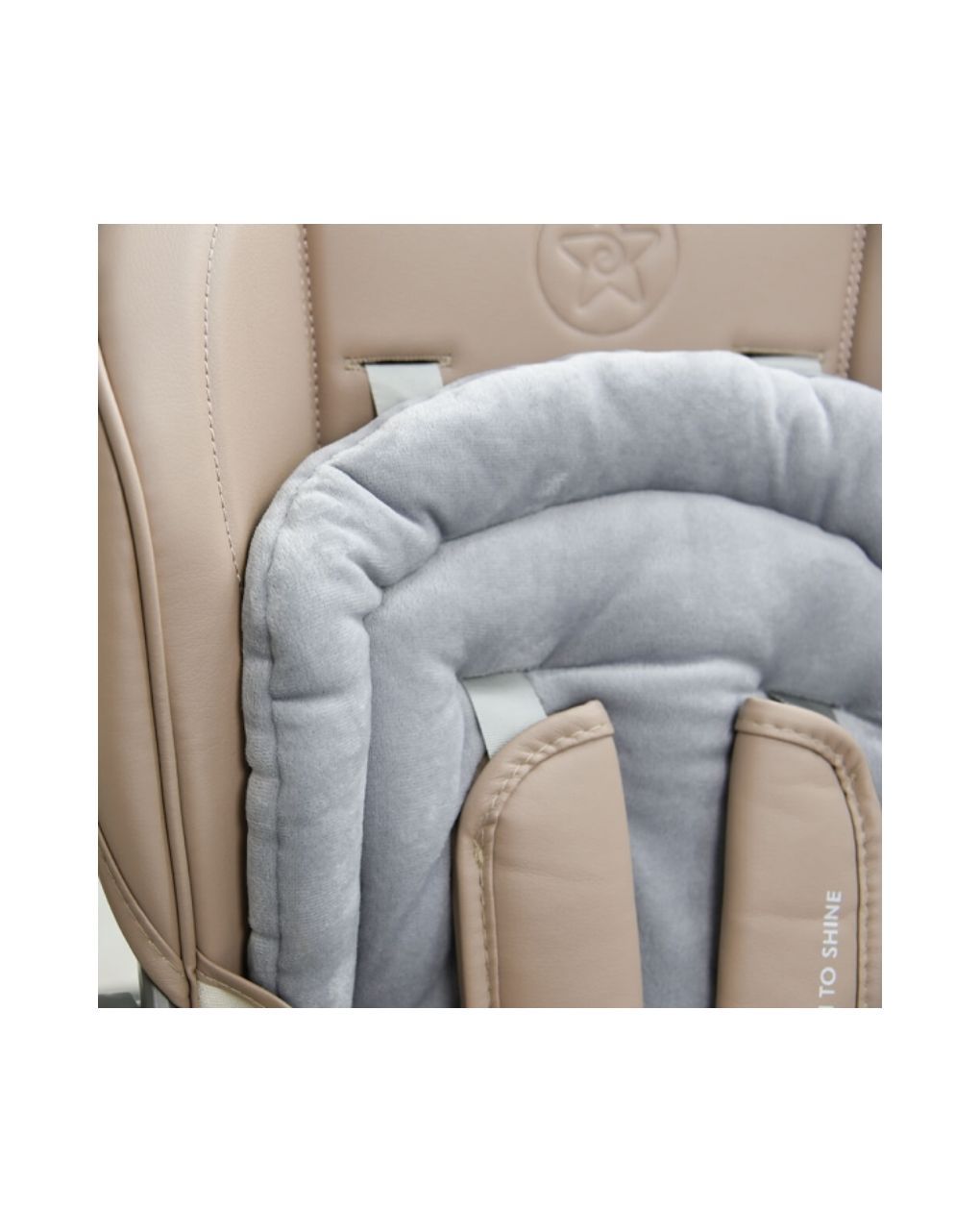 Bebe stars καρέκλα φαγητού-κούνια nuovo 2σε1 mocha 6m+, 867-182 - Bebe Stars