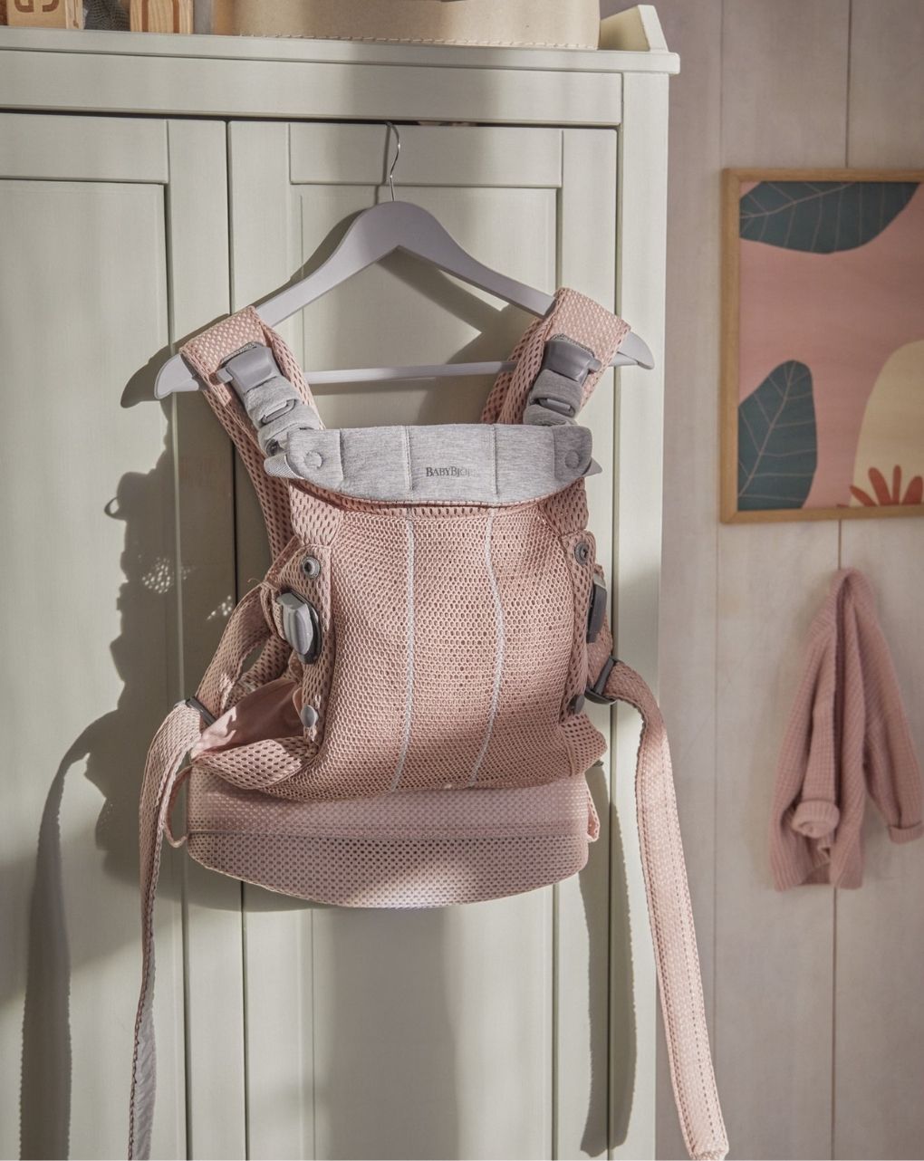 Babybjörn μάρσιπος harmony 3d mesh dusty pink 088003 - Baby Bjorn