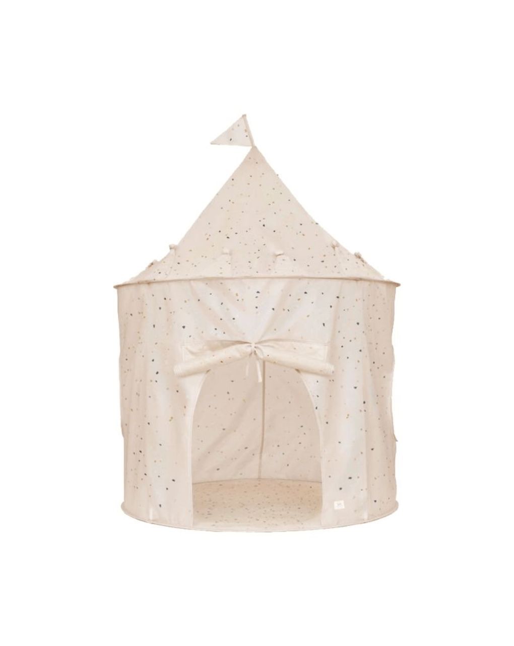 3 sprouts - παιδική σκηνή recycled κάστρο cream πουά - 3 sprouts