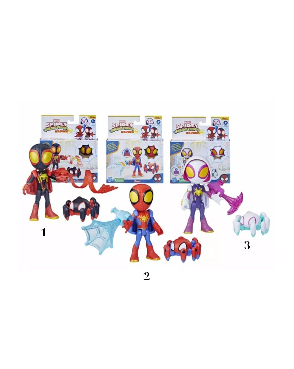 Marvel spidey and his amazing friends webspinner spidey 10cm (διάφορα σχέδια) f8143 - SPIDEY