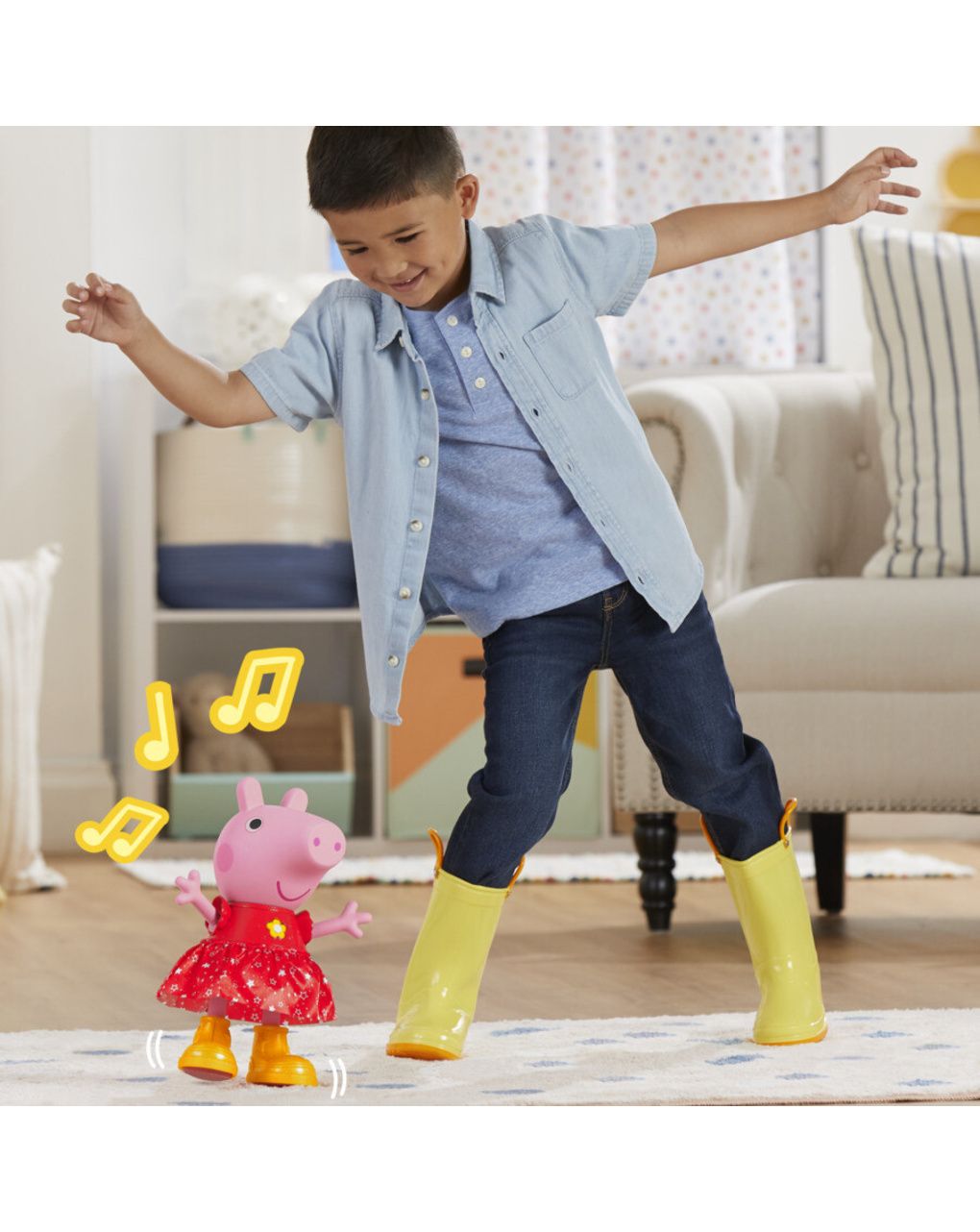 Hasbro peppa pig κούκλα peppas muddy puddles party f8873 - Peppa Pig