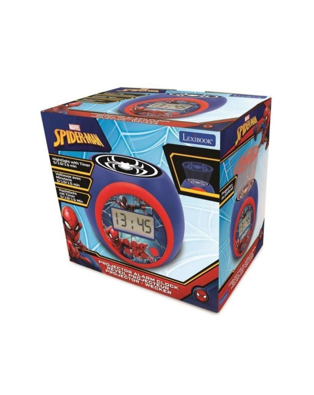 Lexibook spiderman ρολόι projector rf.rl977sp - LEXIBOOK