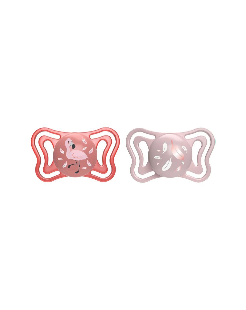 Chicco σετ πιπίλες 2 τμχ physio forma light 6-16m, ροζ - Chicco