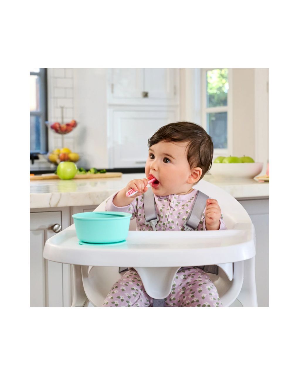 Munchkin μαλακά κουταλάκια 3τμχ gentle dip self-feeding 4m+ ροζ/μωβ 91510 - Munchkin