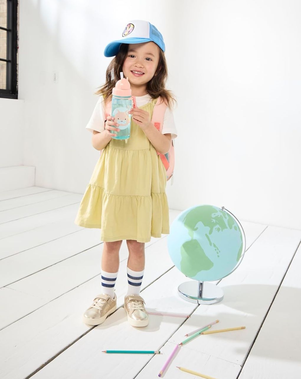 Skip hop zoo πλαστικό παγούρι με καλαμάκι 384.5ml cat 29-2903033-18 - SKIP HOP