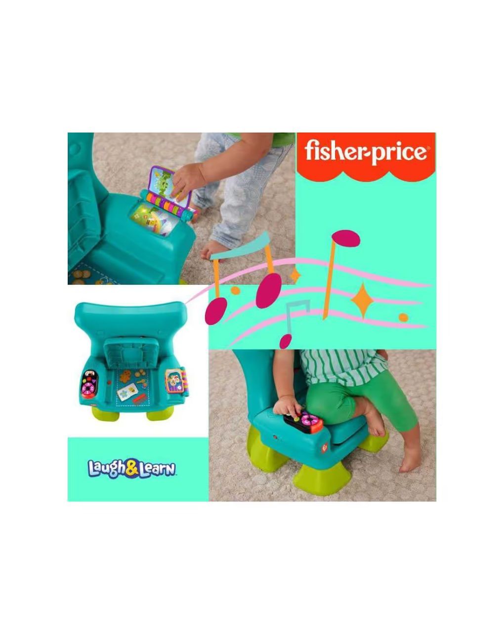 Mattel fisher-price laugh & learn smart stages εκπαιδευτική καρέκλα hyr89 - Fisher-Price