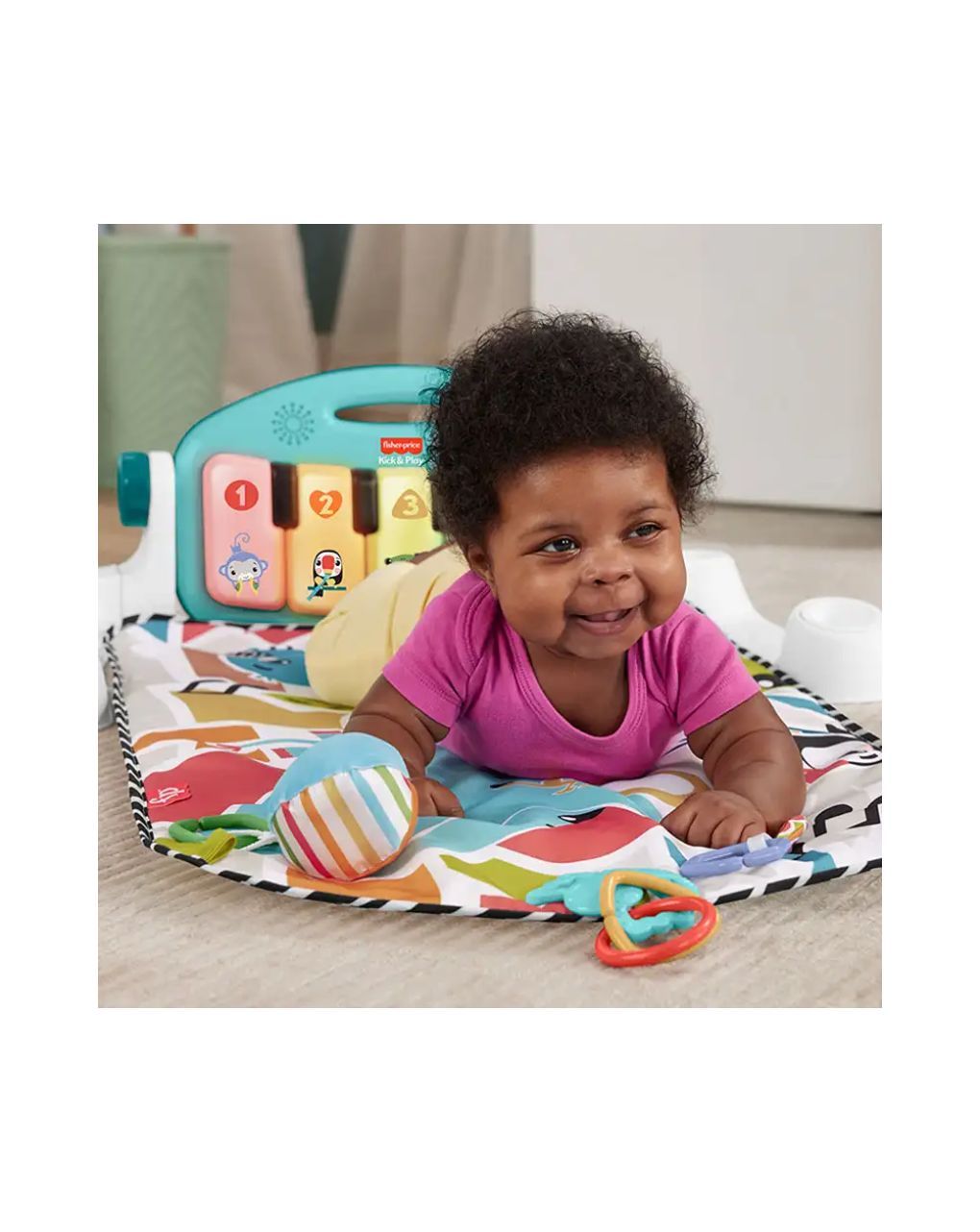 Mattel fisher-price kick and play piano gym εκπαιδευτικό γυμναστήριο - μoυσικό πιανάκι, hwy55 - Fisher-Price