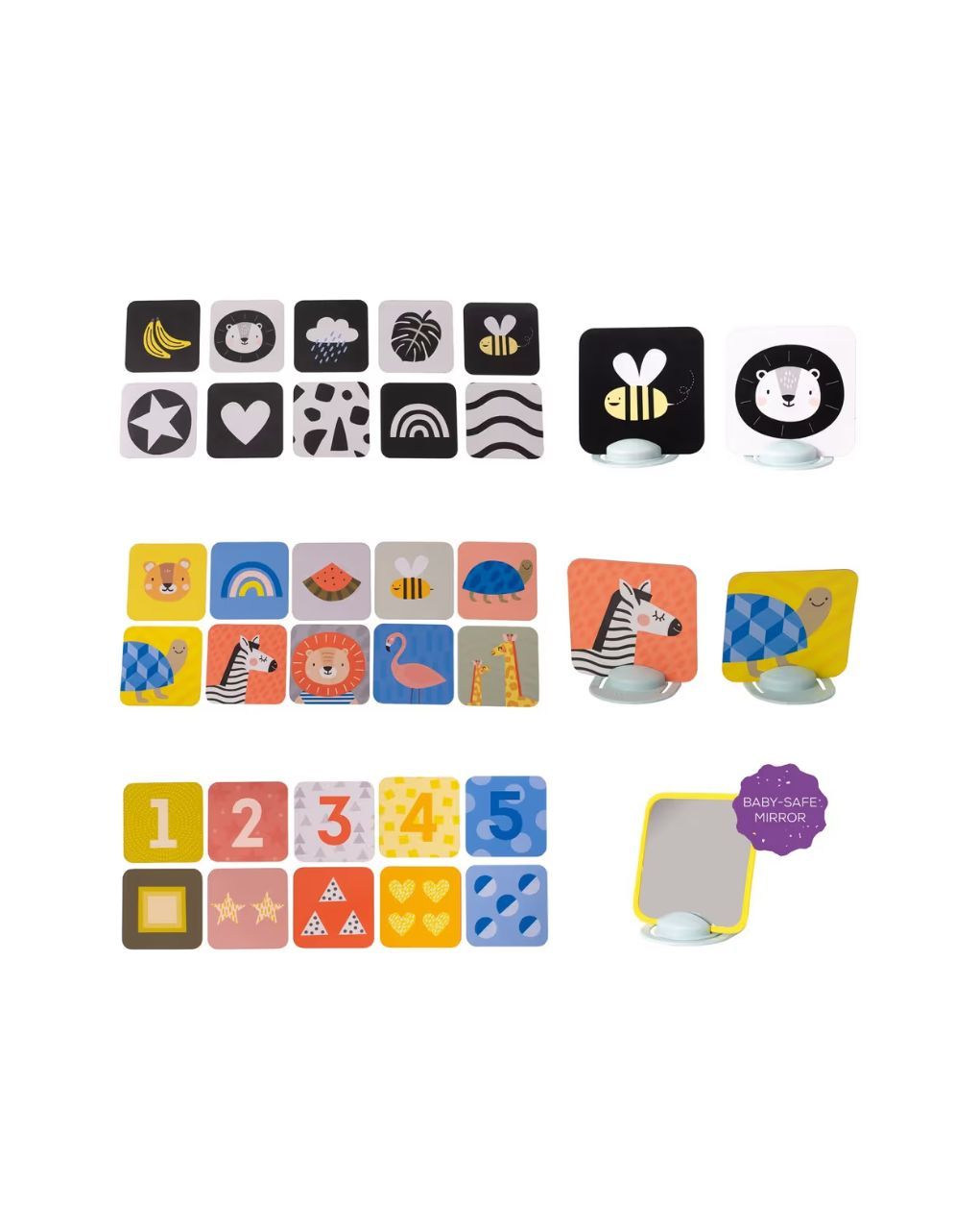 Taf toys παιχνίδι με κάρτες my 1st tummy time cards t-12835