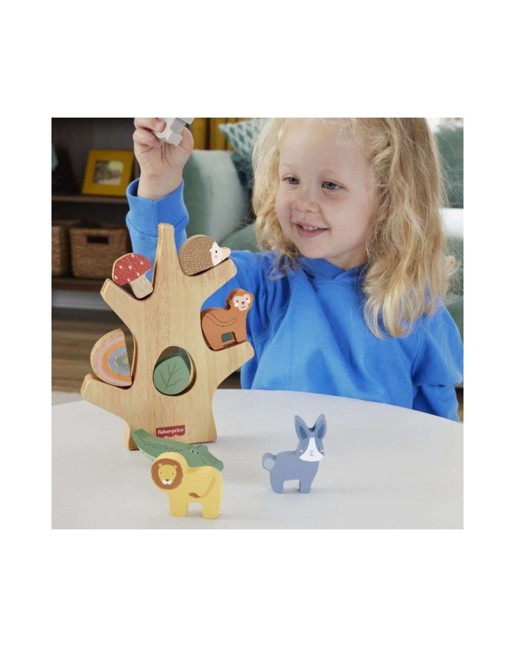 Mattel fisher price wooden balance tree ξύλινο δέντρο ισορροπίας, hxt87 - Fisher-Price