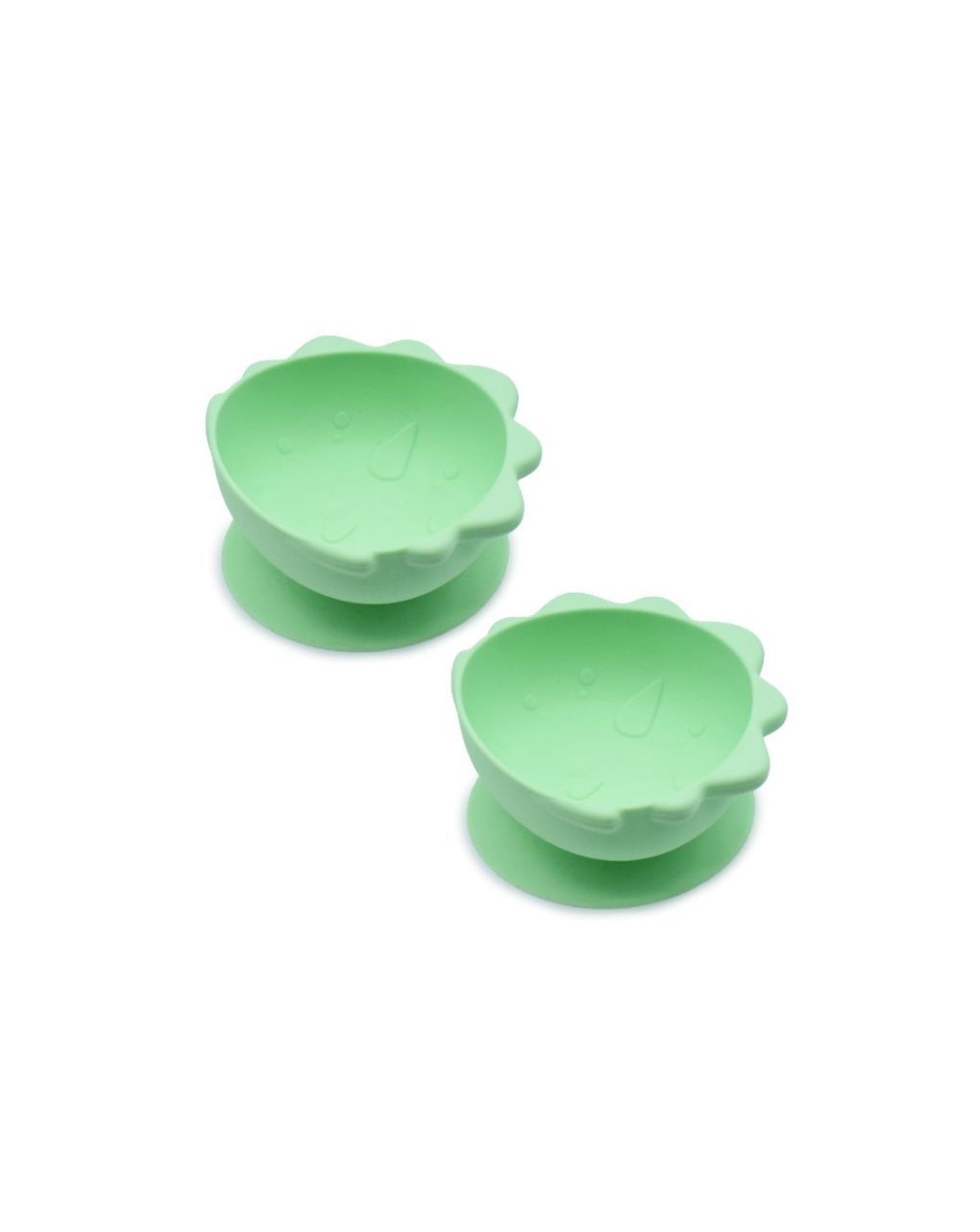 Melii μπολ σιλικόνης με βεντούζα dino 2τμχ