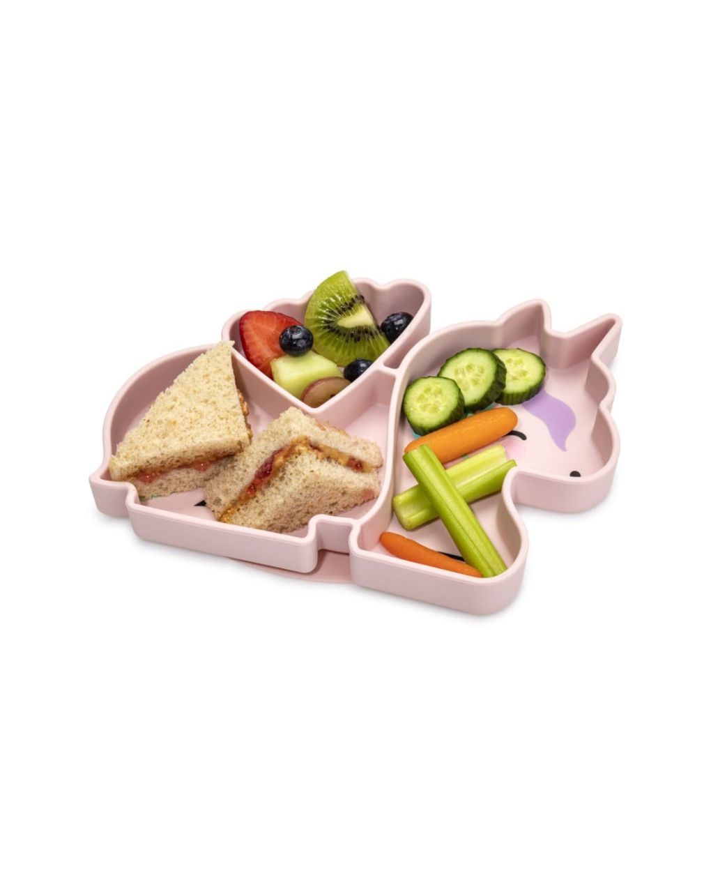 Melii πιάτο σιλικόνης με βεντούζα unicorn - MELII