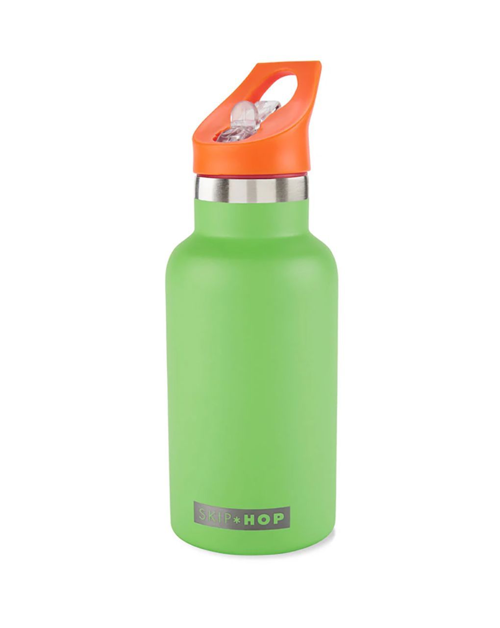 Skip hop stainless steel μπουκάλι θερμός με αυτοκόλλητα 380ml green 29-2903040-02 - SKIP HOP