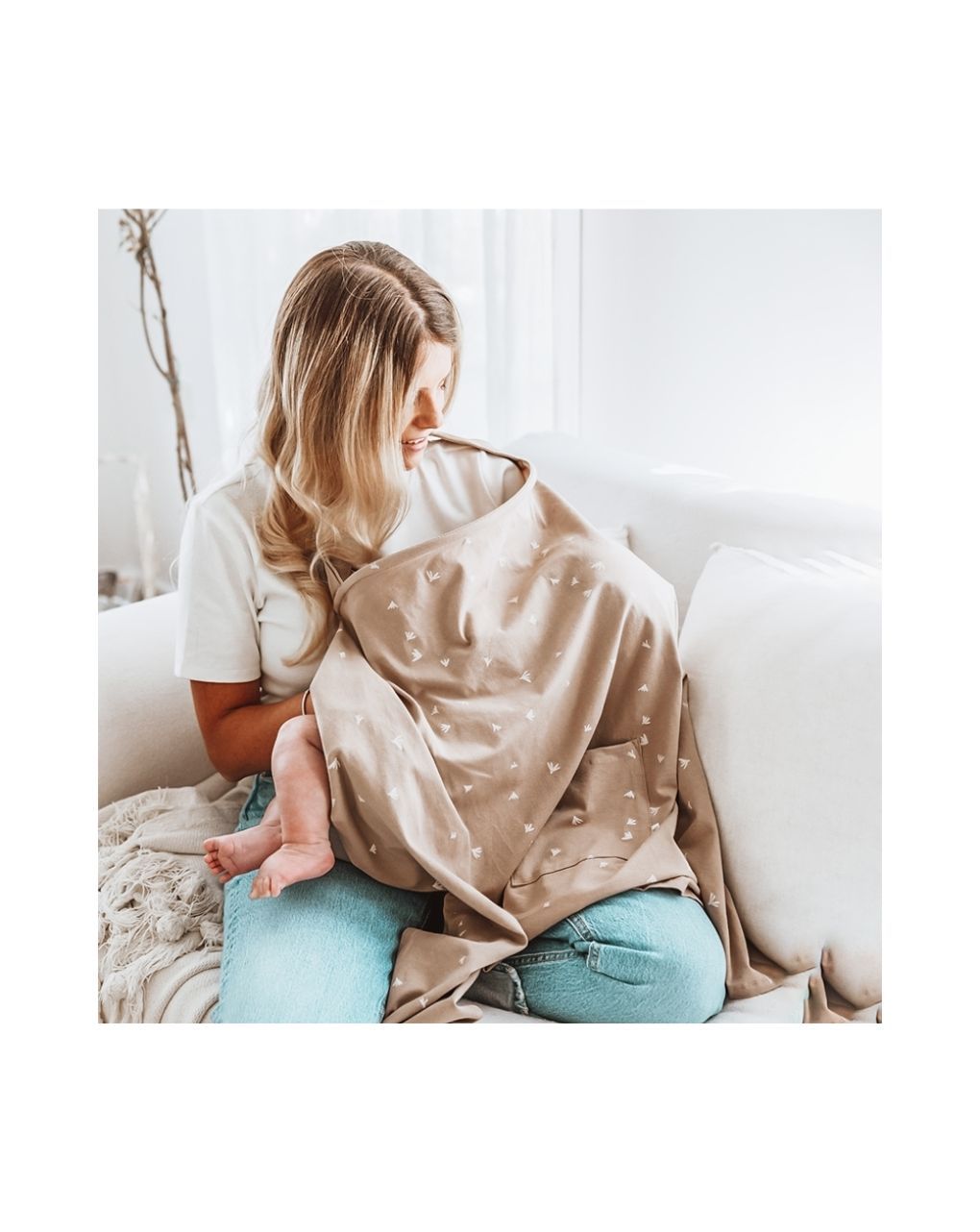 Minene κάλυμμα θηλασμού brown dots - Minene