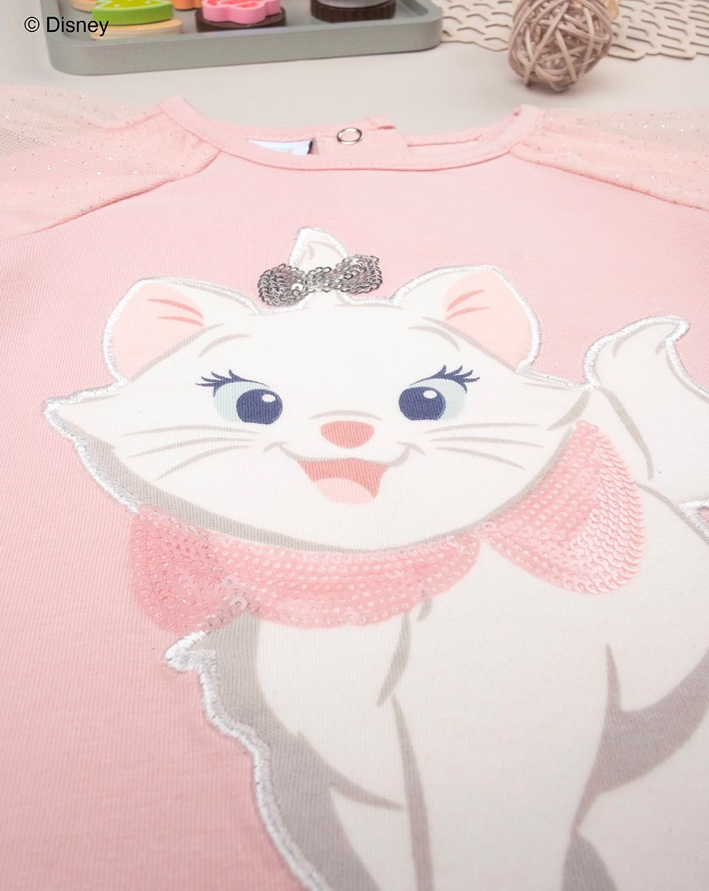 βρεφική μπλούζα ροζ marie για κορίτσι - Prénatal