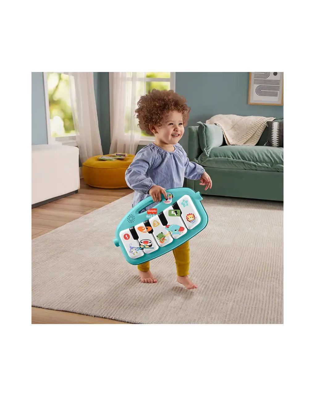 Mattel fisher-price kick and play piano gym εκπαιδευτικό γυμναστήριο - μoυσικό πιανάκι, hwy55 - Fisher-Price