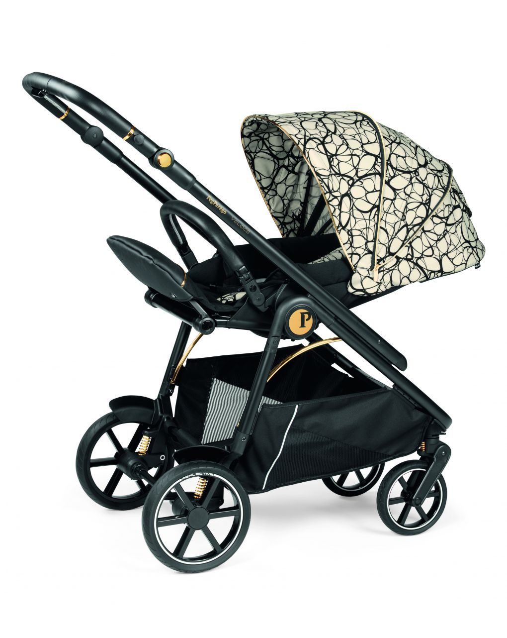 Peg perego σύστημα μεταφοράς trio veloce slk modular graphic gold - Peg-Pérego