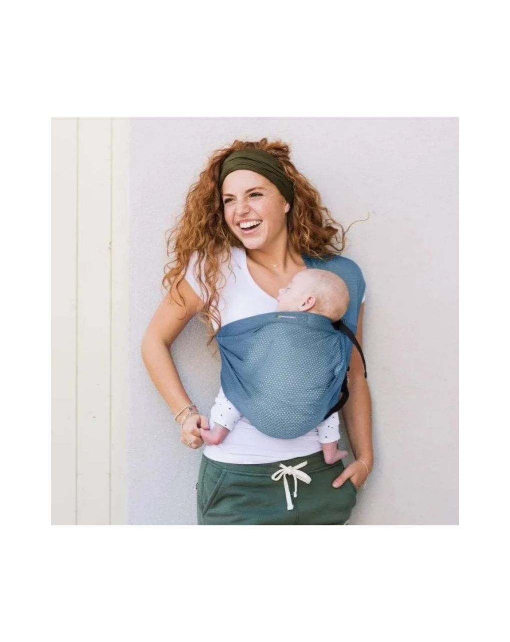 Mini monkey αδιάβροχος βρεφικός μάρσιπος mini sling blue - ΜΙΝΙ ΜΟΝΚΕΥ