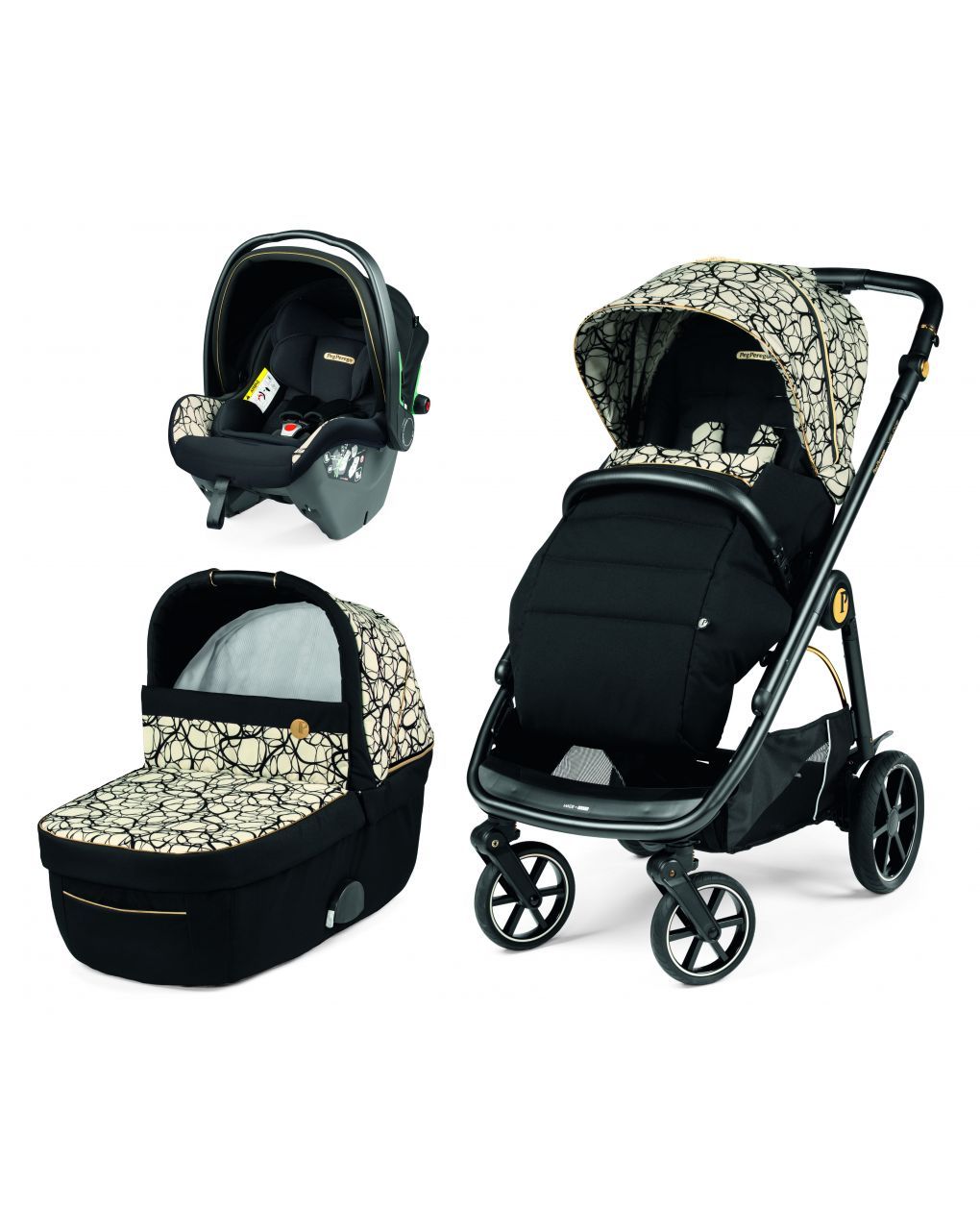 Peg perego σύστημα μεταφοράς trio veloce slk modular graphic gold - Peg-Pérego