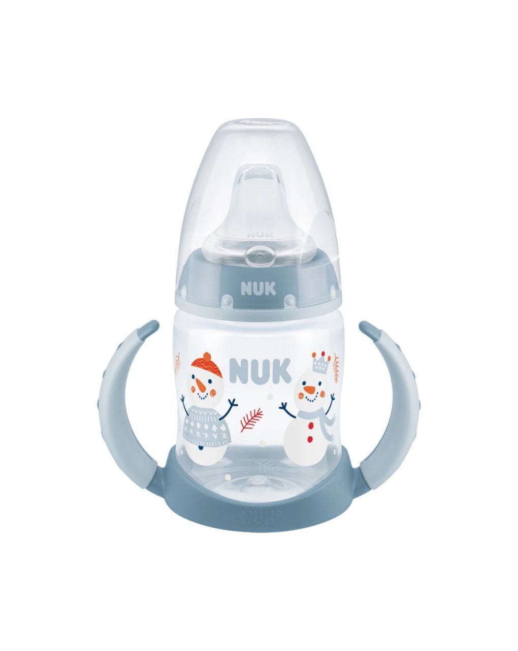 Nuk snow first choice πλαστικό μπιμπερό εκπαίδευσης με δύο λαβές(6-18m) 150ml σε 2 σχέδια - Nuk