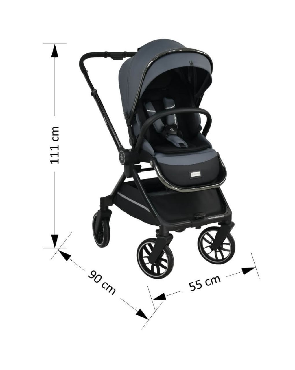Bebe stars πολυκαρότσι mirage 3σε1 γκρι 330-188 - Bebe Stars
