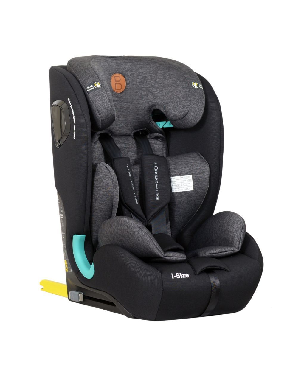 Belletti forester κάθισμα αυτοκινήτου i-size (76-150cm) grey thunder - Belletti