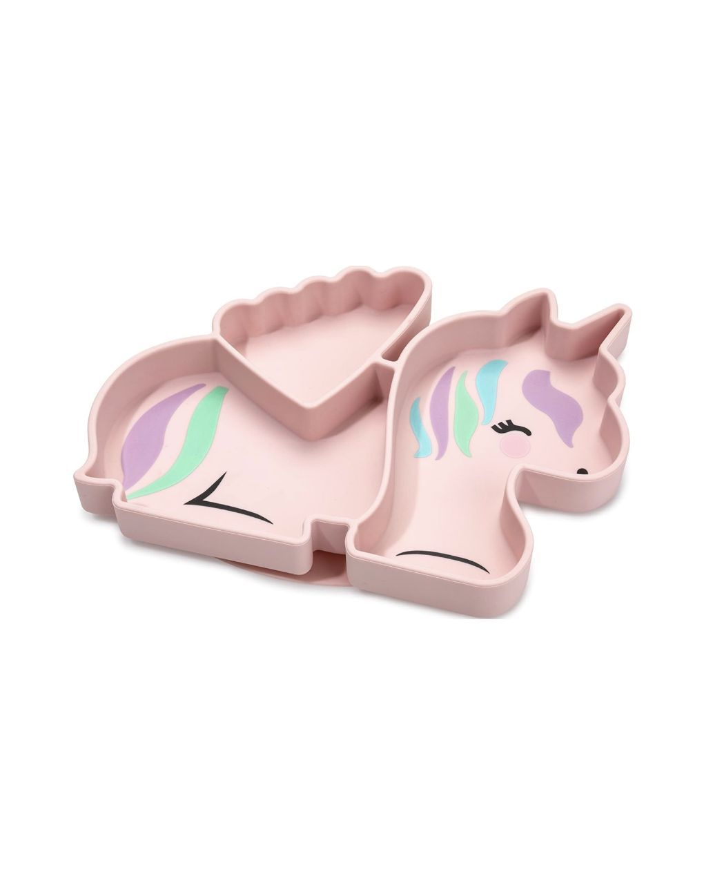 Melii πιάτο σιλικόνης με βεντούζα unicorn