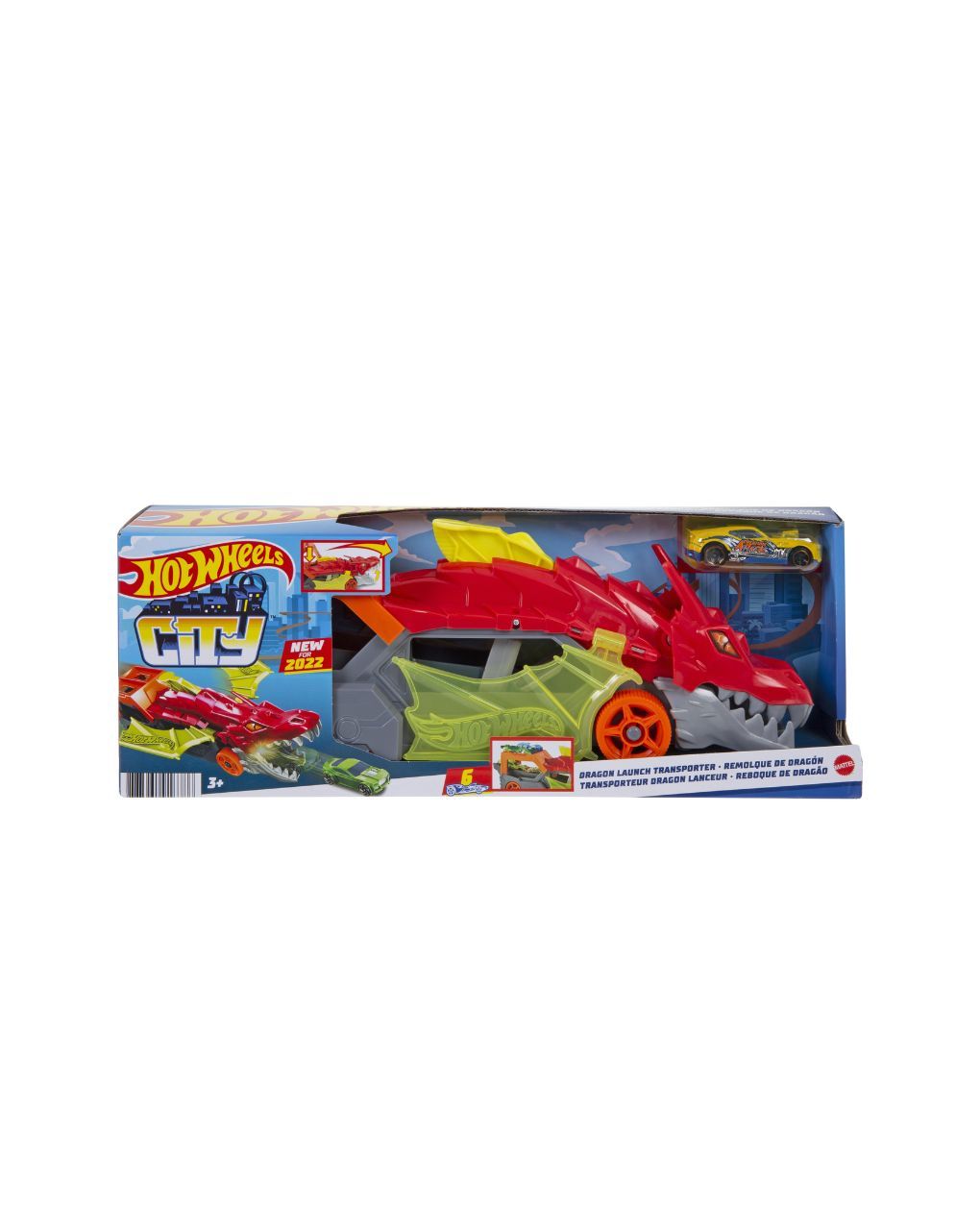Mattel hot wheels νταλίκα δράκος, gtk42 - Hot wheels