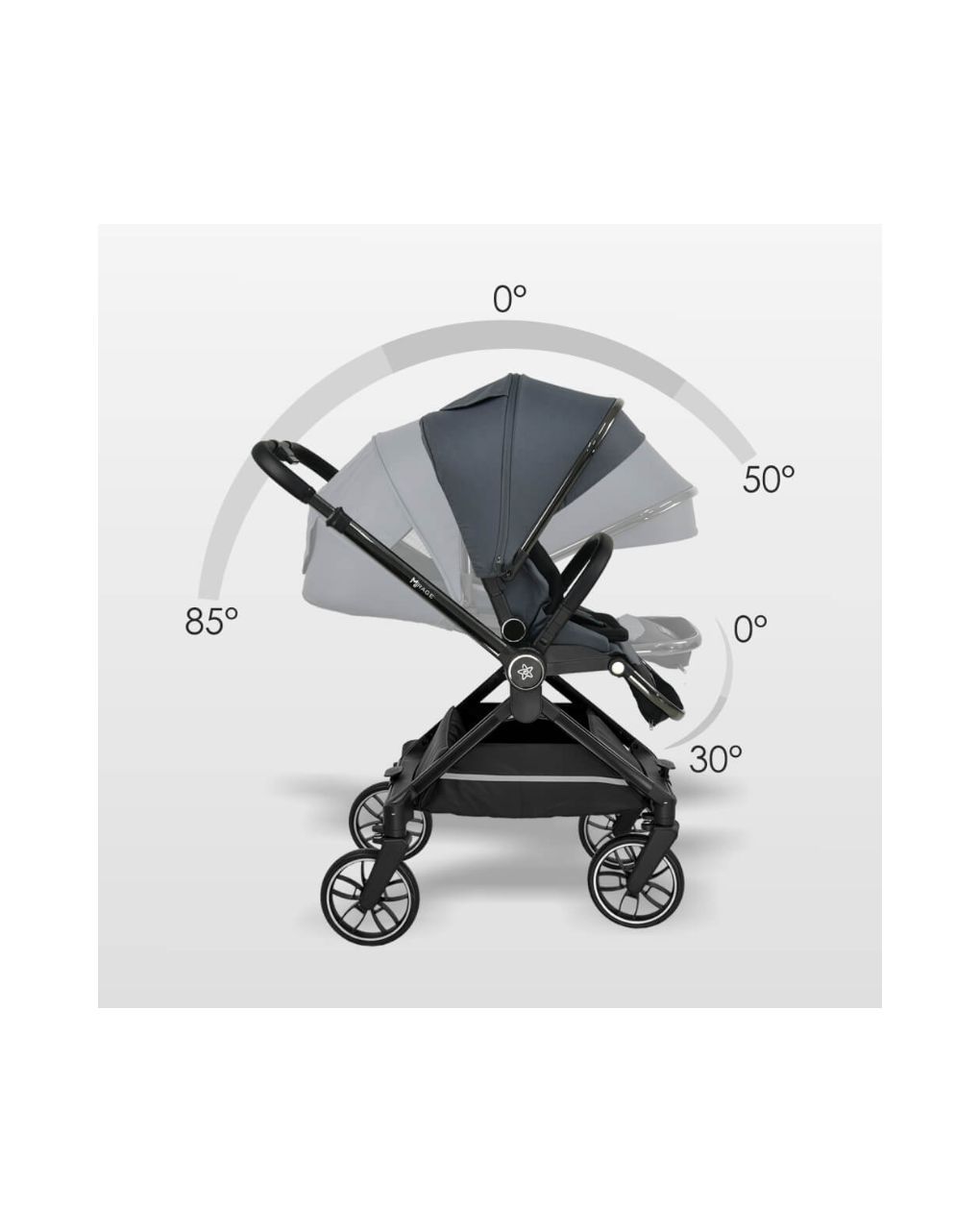 Bebe stars πολυκαρότσι mirage 3σε1 γκρι 330-188 - Bebe Stars